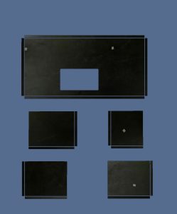 Black Mist Honed Granite & Dekton Laos Design 1