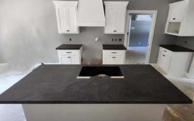 From Layout to Finish: Black Mist Honed Granite & Dekton Laos