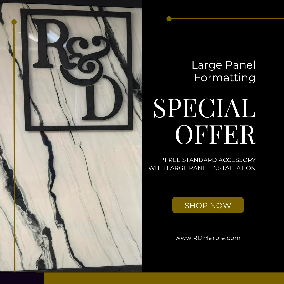 large panel formatting, rd marble offer